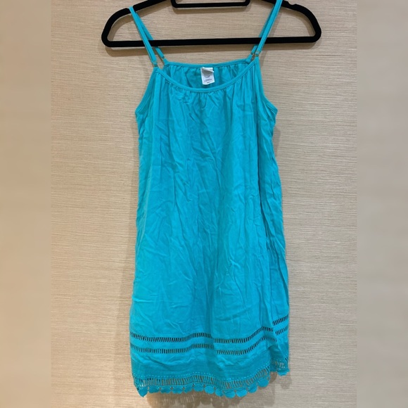 L* Space Turquoise Slip Dress - Picture 2 of 4
